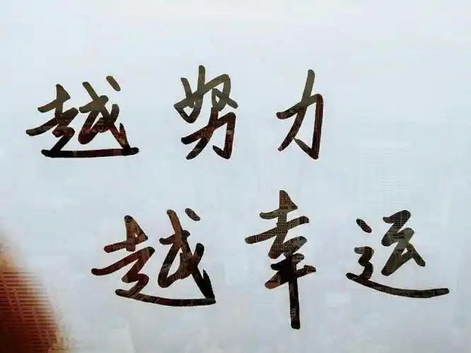 【书写人生手写团】第385天:越努力,越幸运2016.8.10作业集