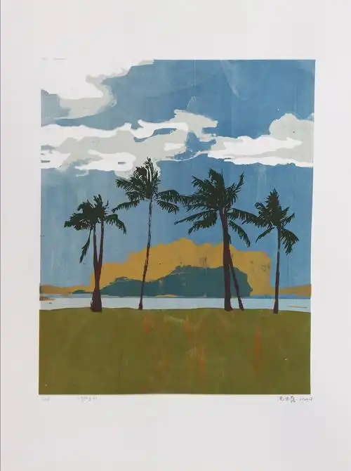 丝网版画系列|纯艺术|绘画|花菜er - 原创作品 - 站酷 (zcool)