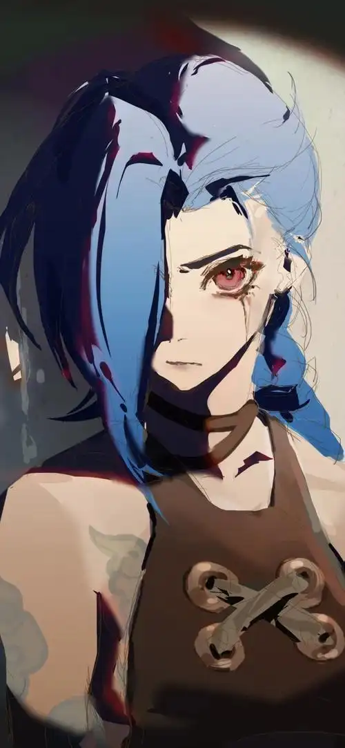 金克丝小姐姐!_手机壁纸_唯美其他手机壁纸_我要个性网