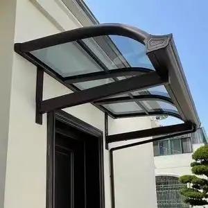 铝合金雨棚阳台天台雨搭别墅庭院子楼顶露台棚门口窗户阳光遮阳棚