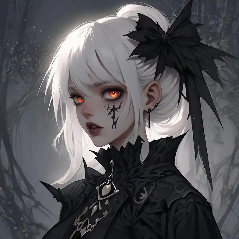 恶魔头像|黑暗系女9195 黑暗系女生恶魔头像来啦!