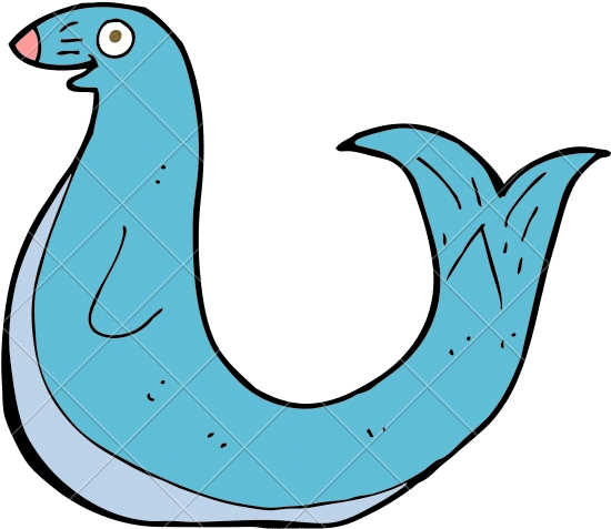cartoon happy seal