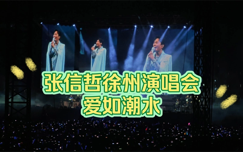 【4k高清】张信哲徐州演唱会-爱如潮水 全场大合唱