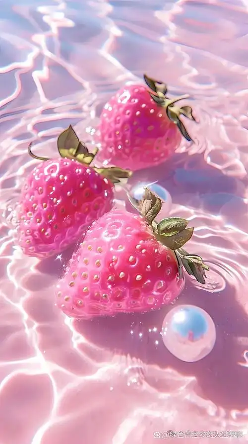 草莓少女手机壁纸.