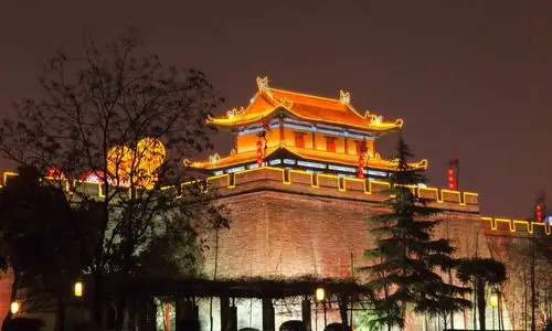 魅力四射再发一组西安城墙灯会夜景