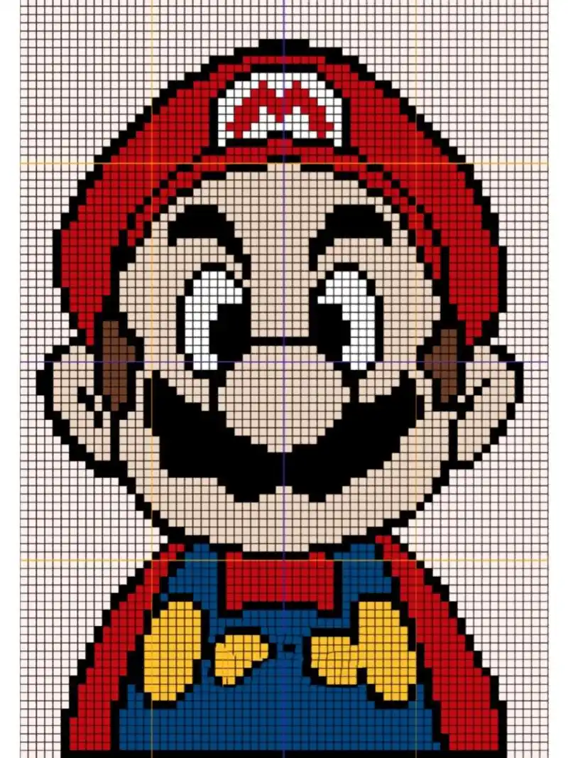 像素画:马里奥 人生的每个阶段都是一次大冒险,你我都是超级玛丽,每天