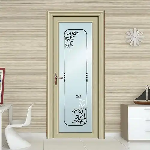 附近铝合金门厂定制整套隔音卫生间的门香槟色