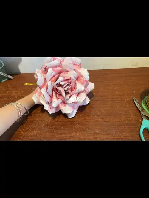 练功纸做的有钱花教程有喜欢的吗