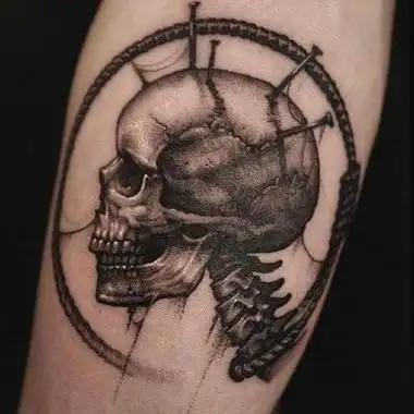 纹身骷髅男帅头像 男生头像图片大全 -【爱个性】