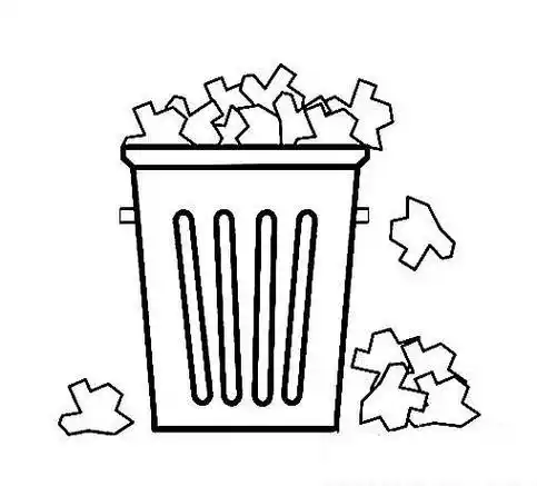 其他垃圾简笔画 其他垃圾简笔画卡通图片
