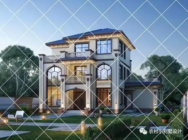 28款三层农村别墅自建房,30万左右就能搞定,颜值和实用性都在线