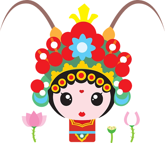 国粹京剧q版插画最新作品