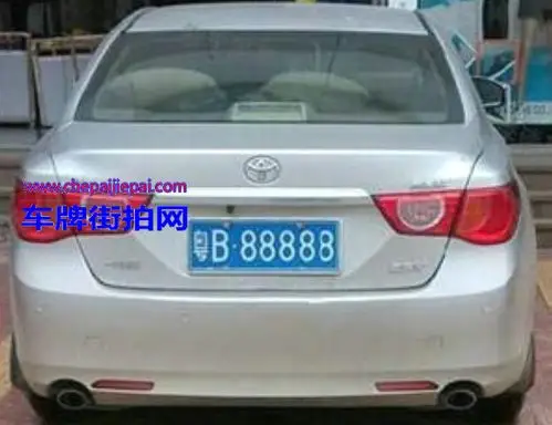 深圳最牛的车牌号码街拍照(4)