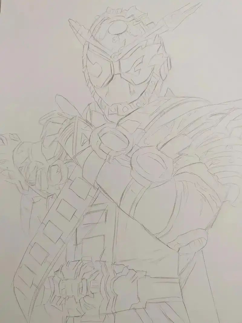 假面骑士逢魔时王.至仁至善的魔王常磐庄吾#彩铅 #假面骑士