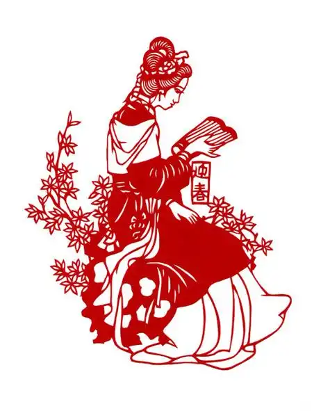 金陵十二钗 迎春设计图__人物_psd分层素材_设计图库_昵图网nipic.com