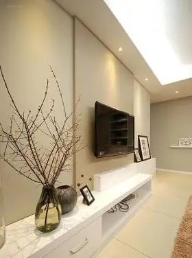 上海电视墙装修效果图大全_上海电视背景墙装修效果图大全2018图片