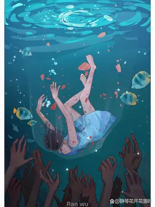 procreate绘画坠落与救赎