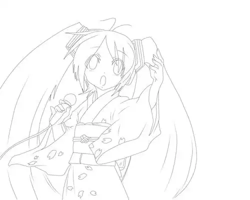 初音未来手绘怎么画