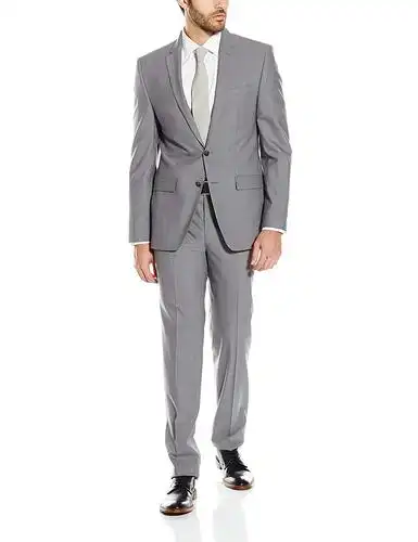 dkny 男式紧身西装