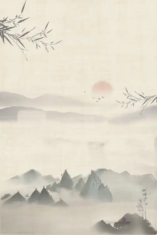 关键词:典雅水墨渐变古风海报背景 典雅 复古 中国风 文艺 清新 质感