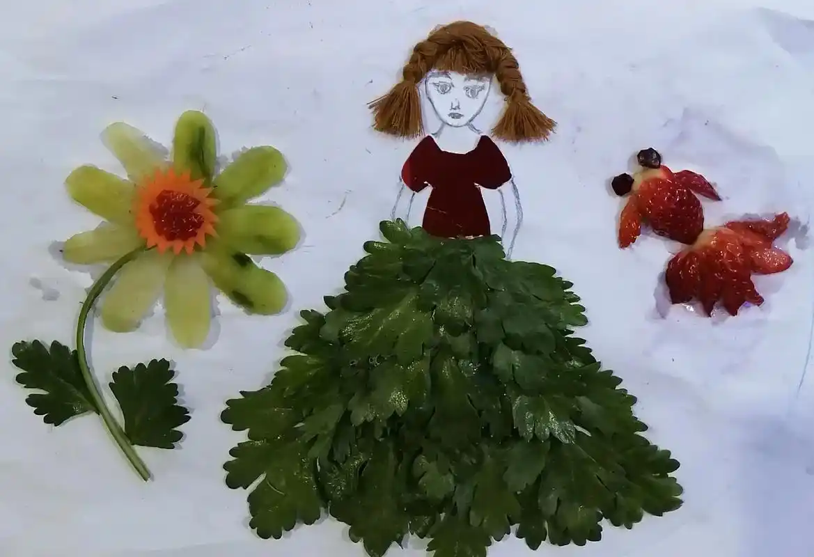 我爱手工活,水果蔬菜拼盘,#回不去的昨天也要展望美好的未来  - 抖音