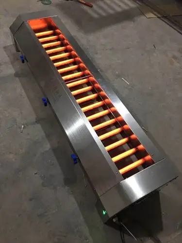 中间火黑金无烟环保燃气烧烤炉