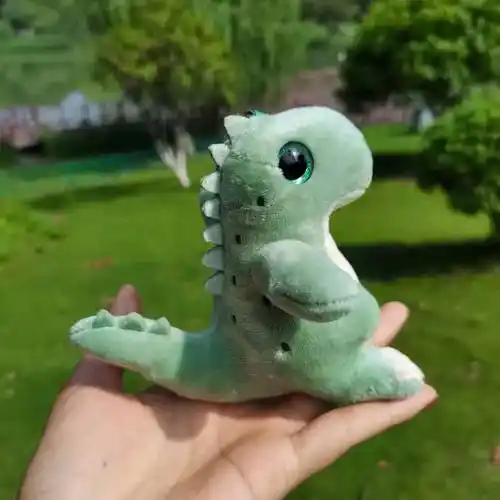 创意大眼恐龙毛绒玩具卡通小恐龙公仔钥匙扣书包挂件个性情侣礼品