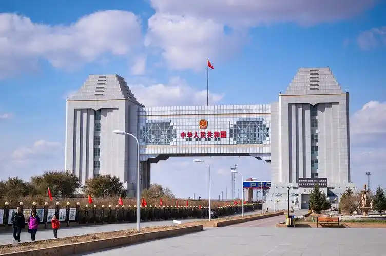 满洲里第五代国门.图/摄图网