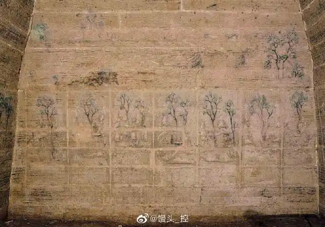 纸上探墓#北齐崔芬壁画墓崔芬墓位于山东省临朐县冶源镇海浮山南坡