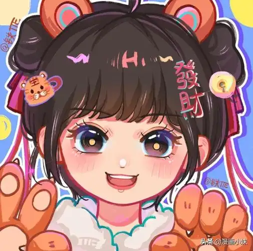 超喜庆新年情侣头像动漫,喜庆动漫头像 _ qq昵称大全