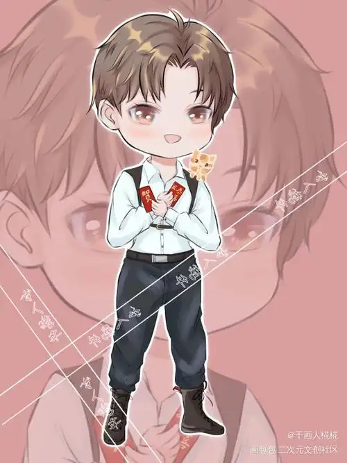 默读_默读q版费渡骆闻舟绘画作品