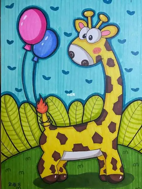 用马克笔画画图片大全 用马克笔画画图片大全可爱还有花