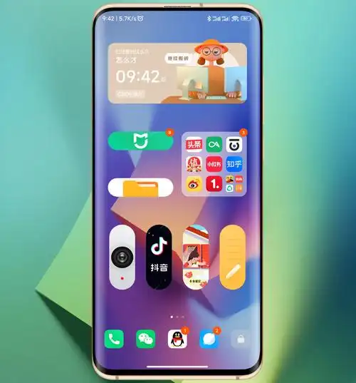 我的世界桌面图标下载(小米手机桌面美化,玩转miui14大图标,大文件夹