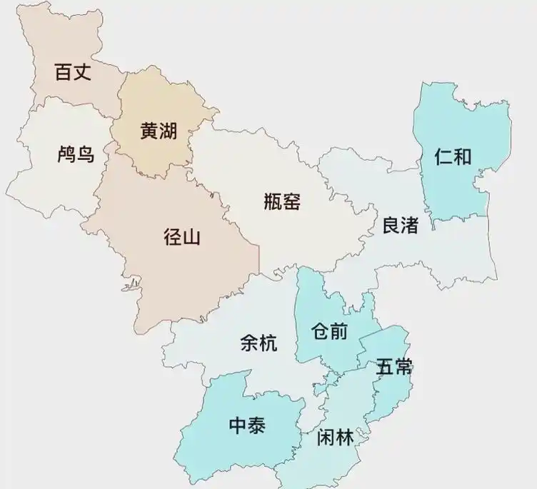 93 94探索杭州市余杭区的行政划分,闲林政区是其中不可或缺的一