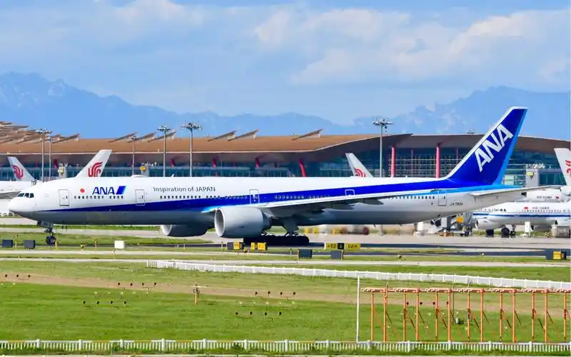 全日空波音777-300er ja790a 首都机场36r起飞