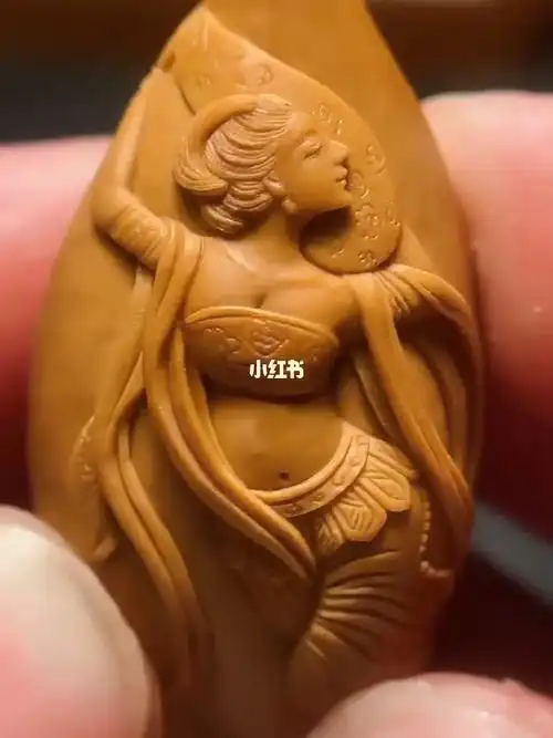 橄榄核古典美女合集手工艺术