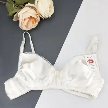 蚕夫人 真蚕丝文胸双面真丝无钢圈无海绵双面胸罩四季薄款轻柔舒适显