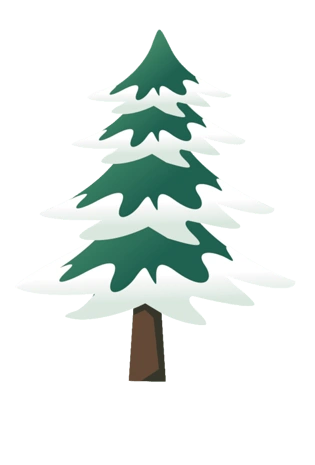 树积雪图片大全