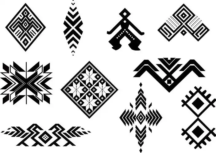 侗锦侗族织锦装饰图案变形设计