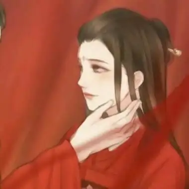 情侣头像古风穿嫁衣 高清结婚的古风红色嫁衣情侣头像一对两张_情侣