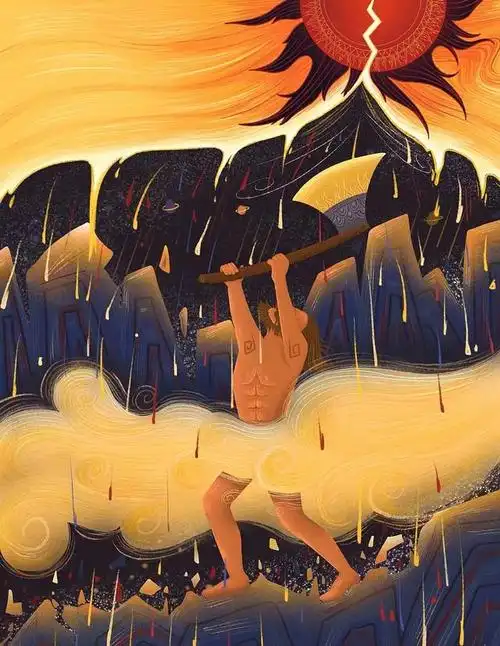 《盘古开天辟地,创造万物:探秘中国神话中的创世神》