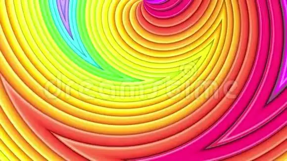 彩虹颜色抽象条纹,背景在4k与明亮的光泽油漆.