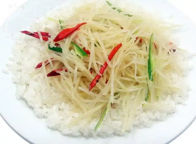 土豆丝盖饭