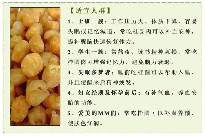 新鲜龙眼的功效与作用干龙眼肉的功效与作用