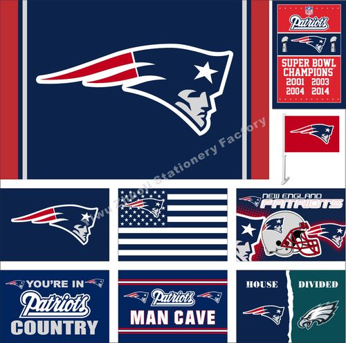nfl 新英格兰爱国者旗帜美国橄榄球队 new england patriots flag