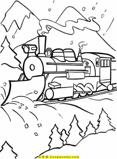 红豆饭小学生简笔画大全