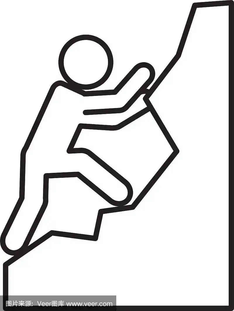 攀爬极限运动图标