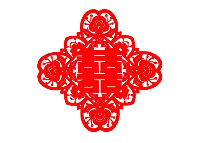 剪纸囍图片素材
