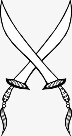 刀子武器简笔画(军事刀子简笔画) -【爱个性】