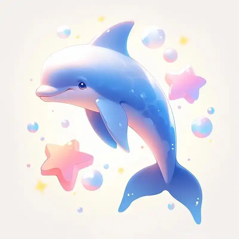 ai头像 | 可爱萌物.淘气的海豚,有喜欢的吗? 喜欢的关注 - 抖音